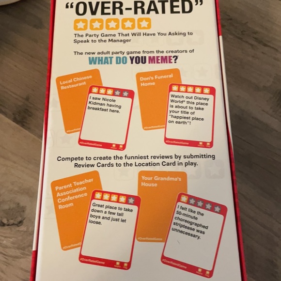 Over Rated Game - Picture 2 of 2